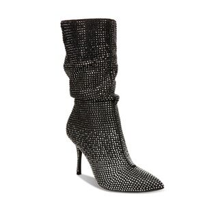 Thalía Slouch Pointed Heel Black